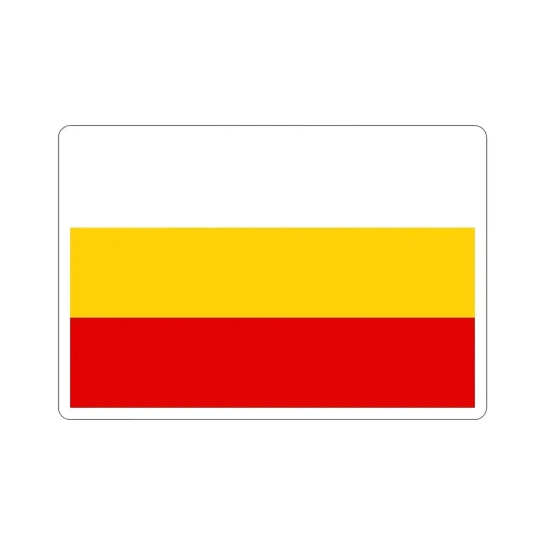 Flag of Santa Isabel Puerto Rico STICKER Vinyl Die-Cut Decal 6 Inch - The Sticker Space