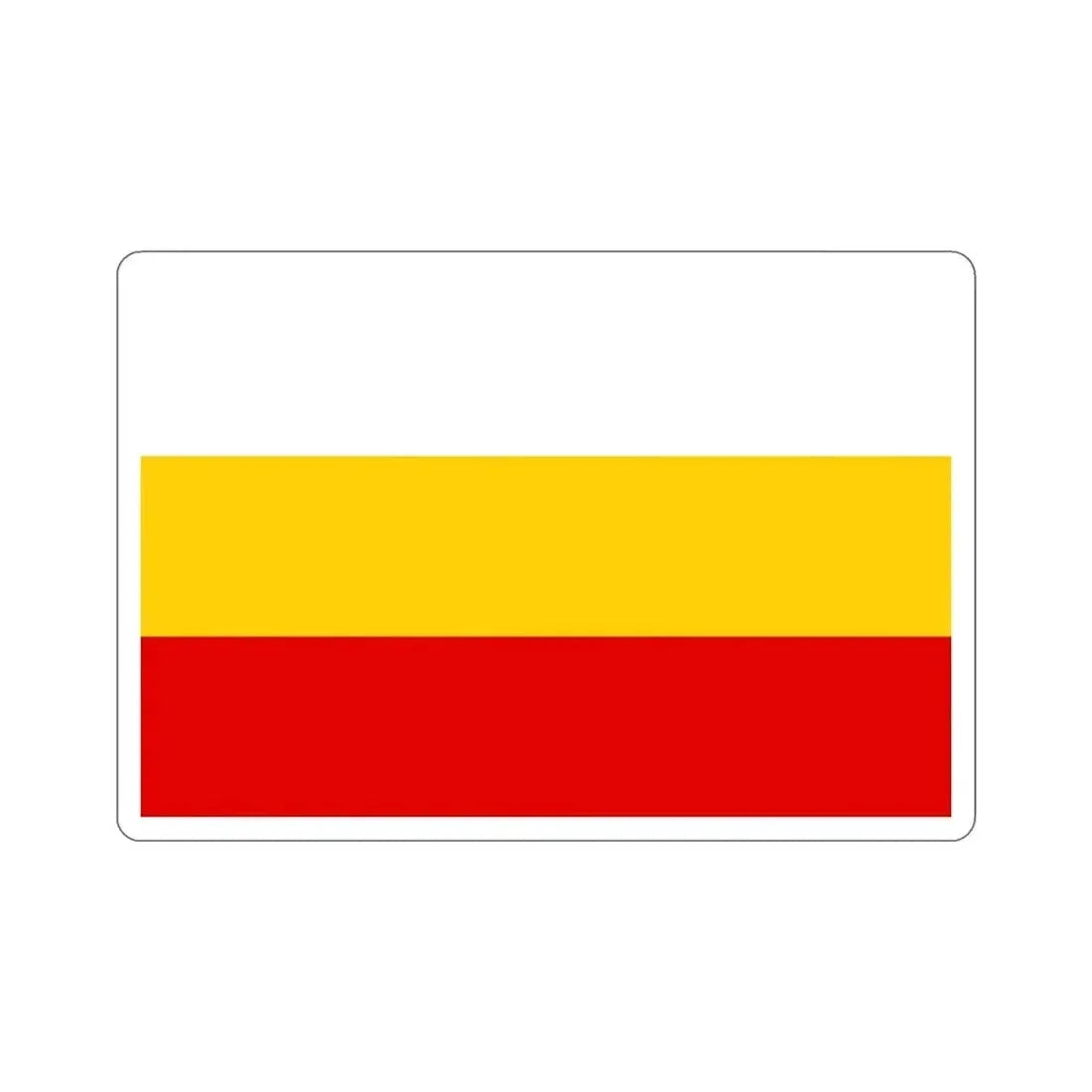 Flag of Santa Isabel Puerto Rico STICKER Vinyl Die-Cut Decal - The Sticker Space