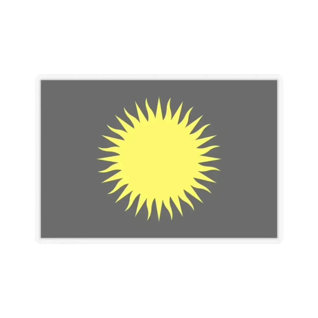 Flag of Santa Lucija Malta - STICKER Vinyl Kiss-Cut Decal 2 Inch Transparent - The Sticker Space