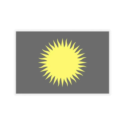 Flag of Santa Lucija Malta - STICKER Vinyl Kiss-Cut Decal 2 Inch Transparent - The Sticker Space