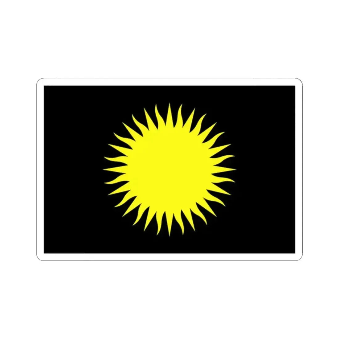 Flag of Santa Lucija Malta - STICKER Vinyl Kiss-Cut Decal 2 Inch White - The Sticker Space