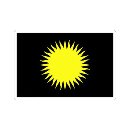 Flag of Santa Lucija Malta - STICKER Vinyl Kiss-Cut Decal 2 Inch White - The Sticker Space