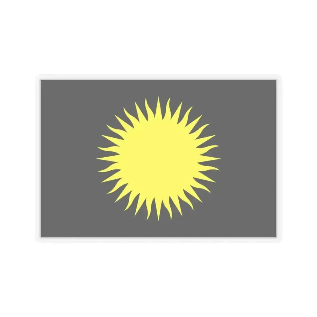 Flag of Santa Lucija Malta - STICKER Vinyl Kiss-Cut Decal 3 Inch Transparent - The Sticker Space