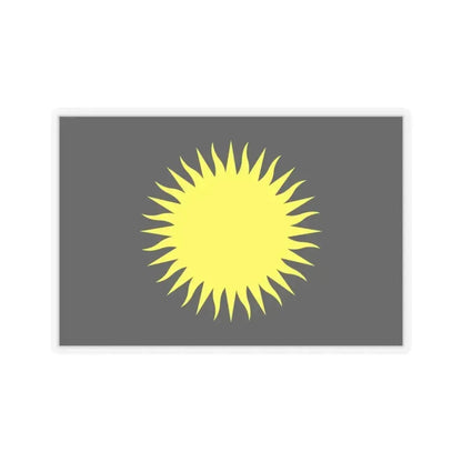 Flag of Santa Lucija Malta - STICKER Vinyl Kiss-Cut Decal 3 Inch Transparent - The Sticker Space