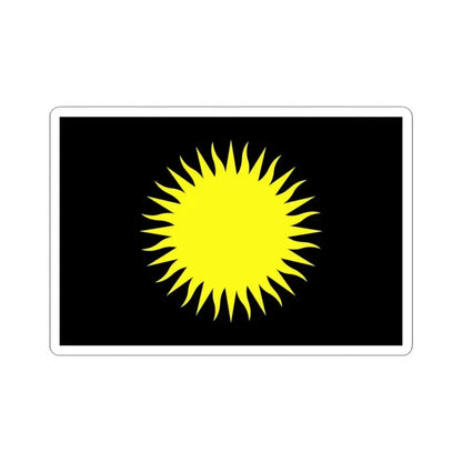 Flag of Santa Lucija Malta - STICKER Vinyl Kiss-Cut Decal 3 Inch White - The Sticker Space