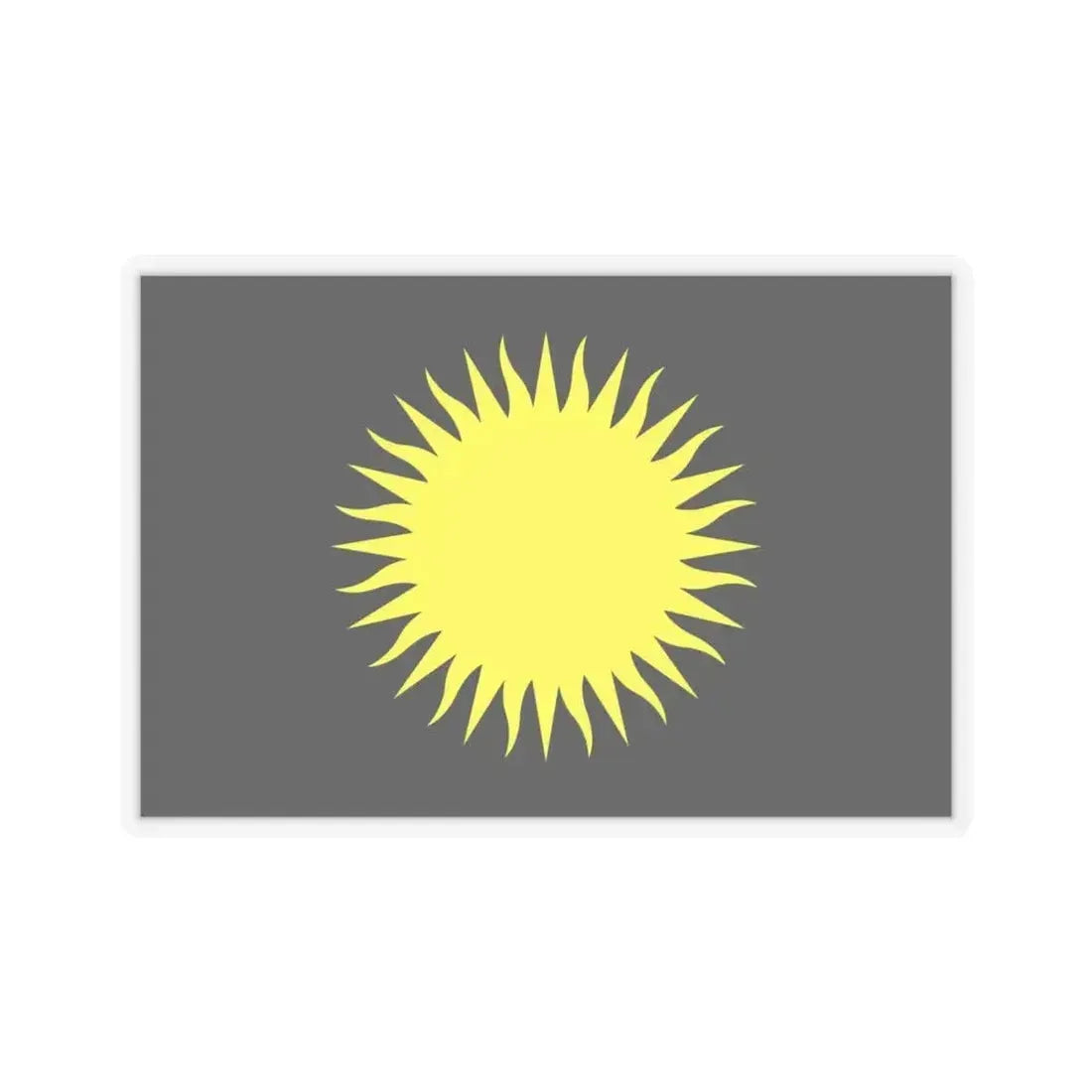 Flag of Santa Lucija Malta - STICKER Vinyl Kiss-Cut Decal 4 Inch Transparent - The Sticker Space