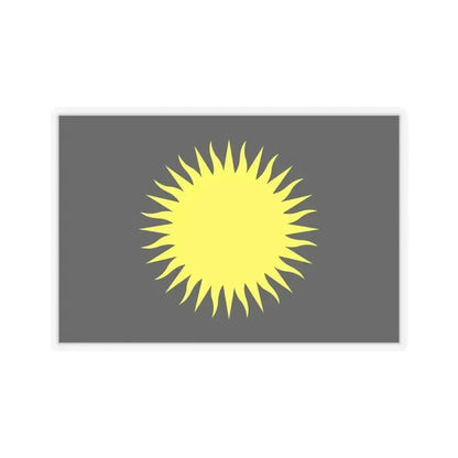 Flag of Santa Lucija Malta - STICKER Vinyl Kiss-Cut Decal 4 Inch Transparent - The Sticker Space