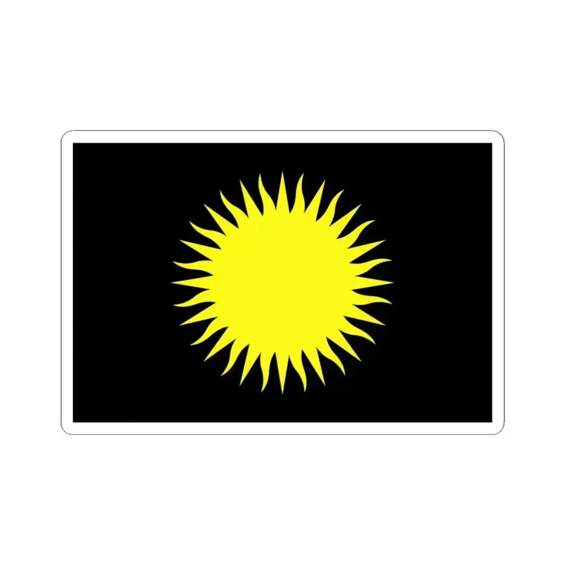 Flag of Santa Lucija Malta - STICKER Vinyl Kiss-Cut Decal 4 Inch White - The Sticker Space