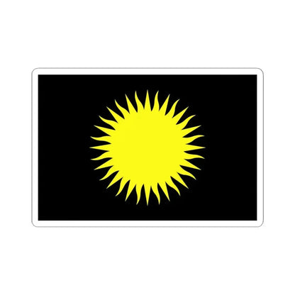 Flag of Santa Lucija Malta - STICKER Vinyl Kiss-Cut Decal 4 Inch White - The Sticker Space