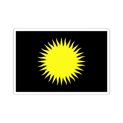 Flag of Santa Lucija Malta - STICKER Vinyl Kiss-Cut Decal 6 Inch White - The Sticker Space