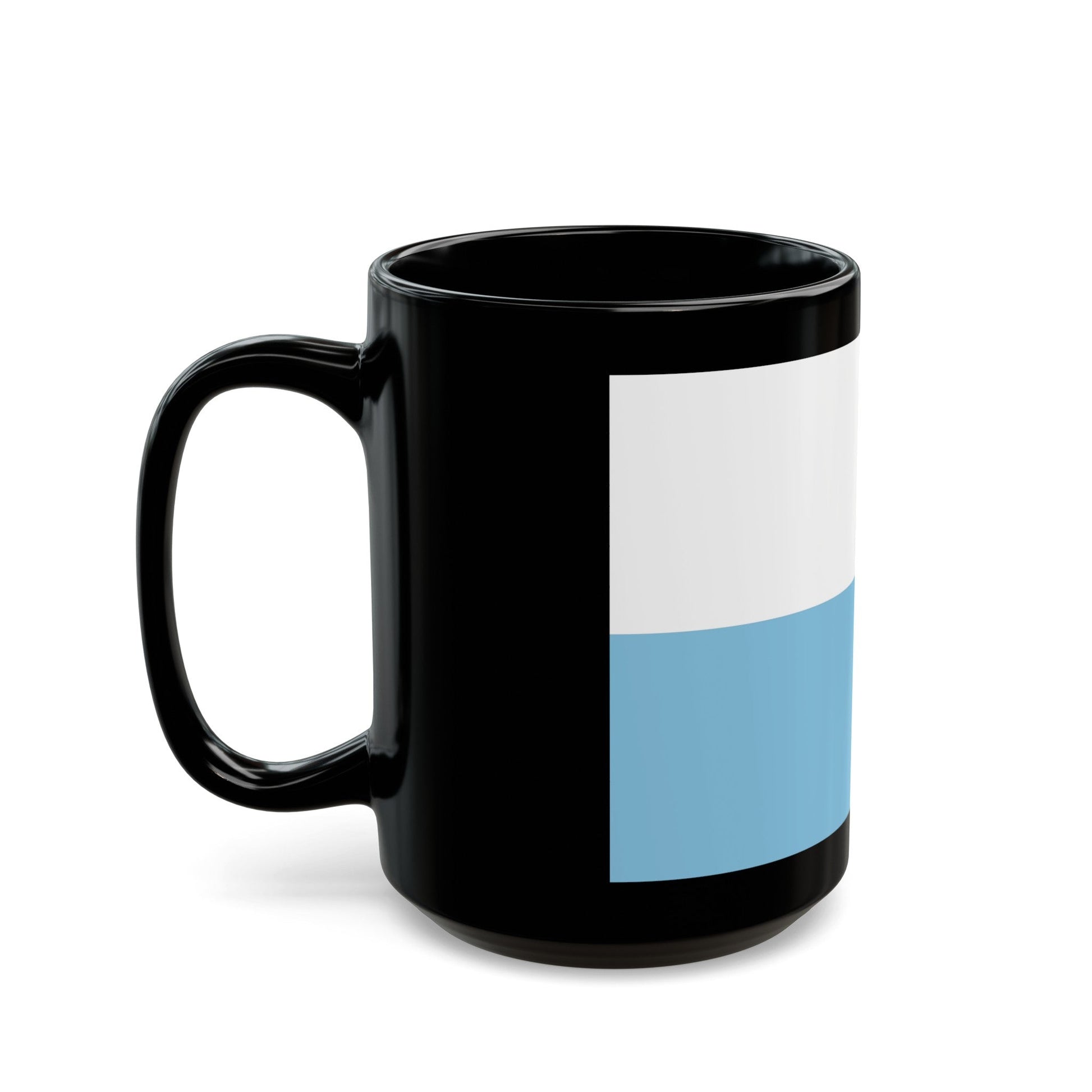 Flag of Santa Marta Magdalena Colombia - Black Coffee Mug-The Sticker Space