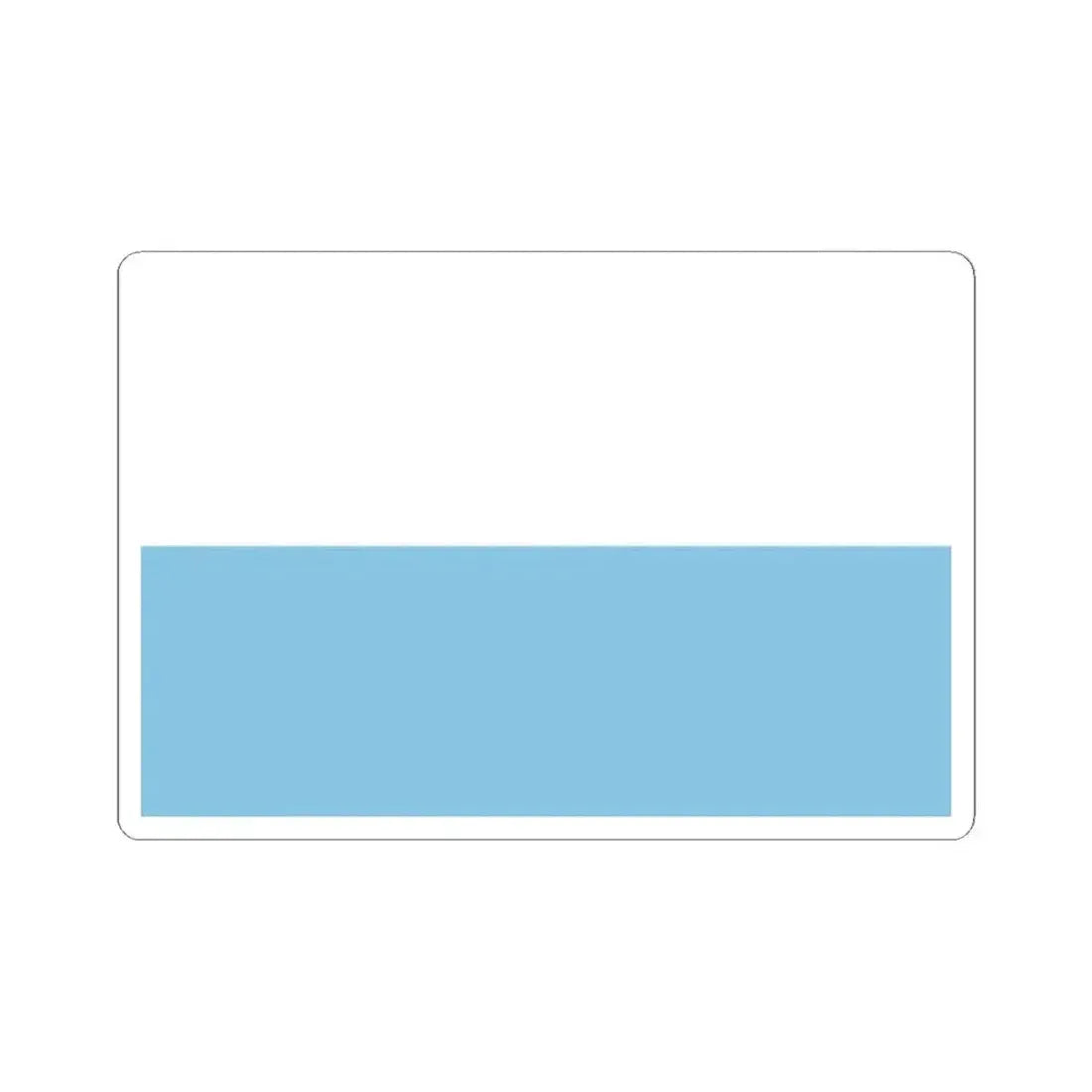 Flag of Santa Marta Magdalena Colombia - STICKER Vinyl Kiss-Cut Decal 2 Inch White - The Sticker Space