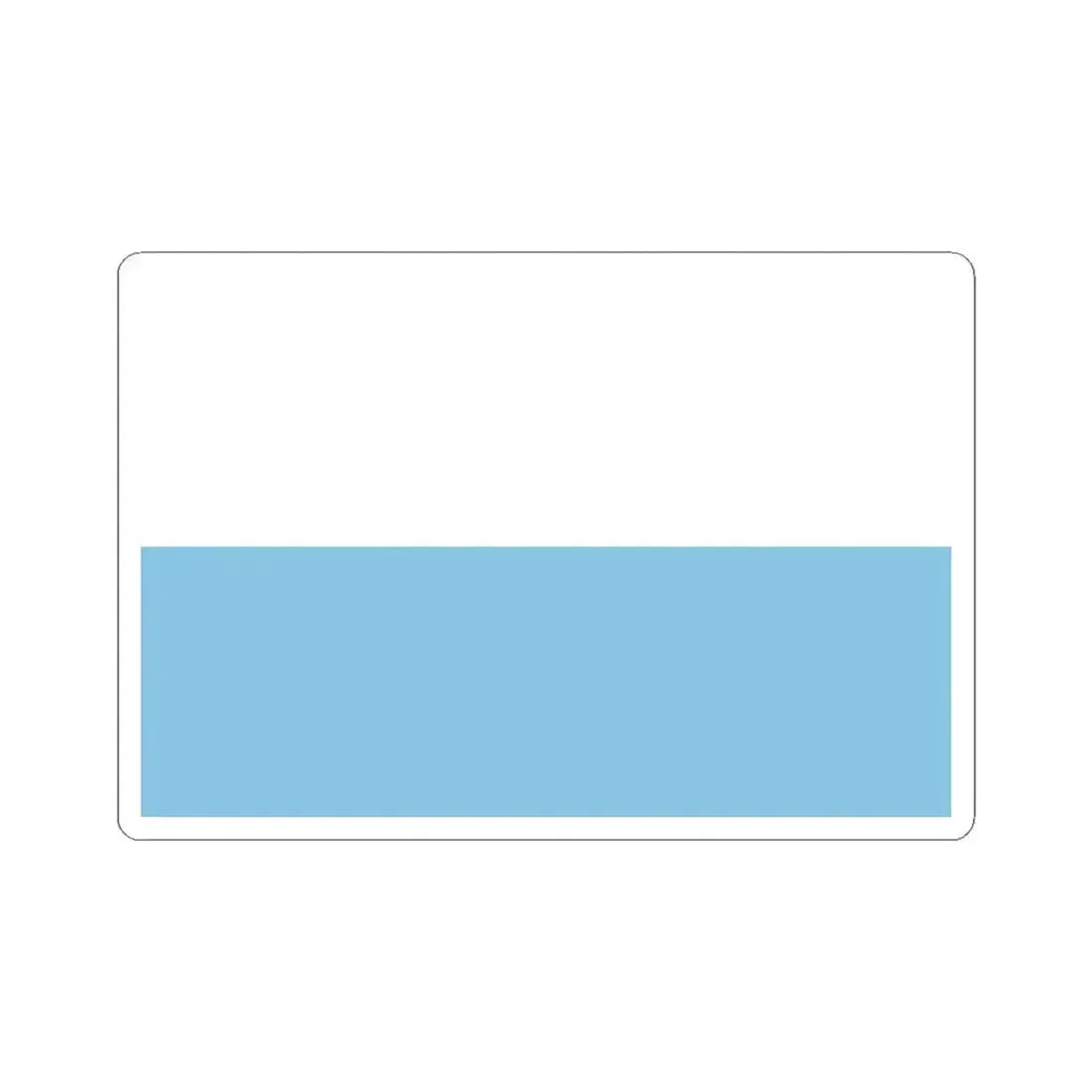 Flag of Santa Marta Magdalena Colombia - STICKER Vinyl Kiss-Cut Decal 3 Inch White - The Sticker Space