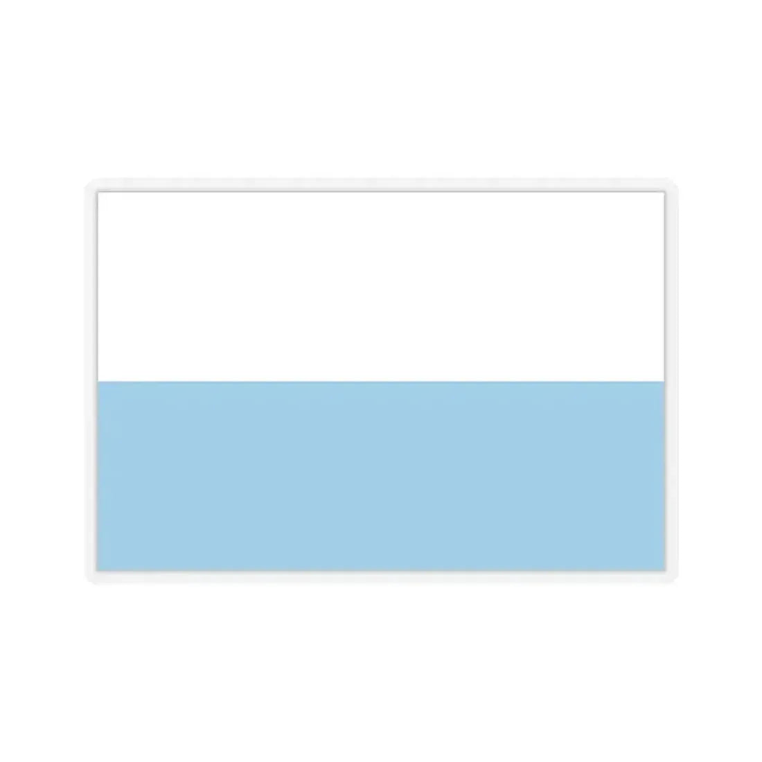 Flag of Santa Marta Magdalena Colombia - STICKER Vinyl Kiss-Cut Decal 4 Inch Transparent - The Sticker Space