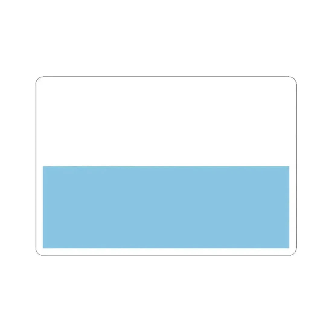 Flag of Santa Marta Magdalena Colombia - STICKER Vinyl Kiss-Cut Decal 4 Inch White - The Sticker Space