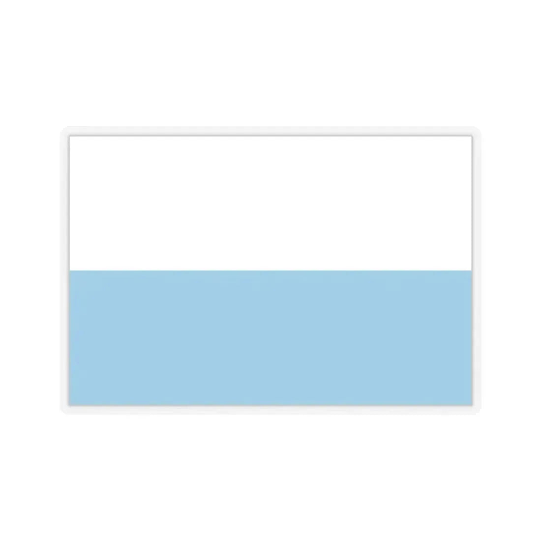 Flag of Santa Marta Magdalena Colombia - STICKER Vinyl Kiss-Cut Decal 6 Inch Transparent - The Sticker Space