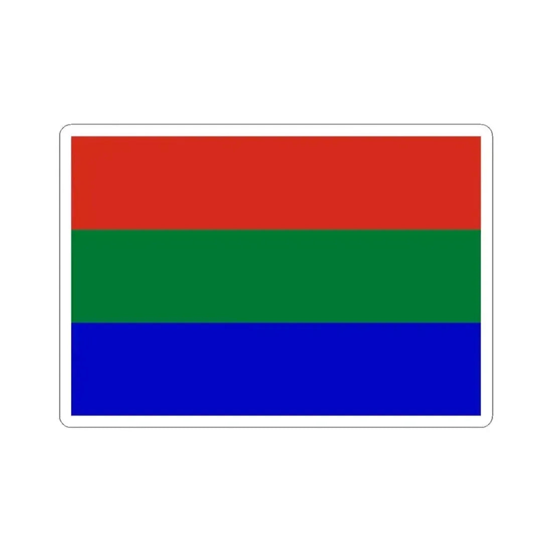 Flag of Santa Rosa del Sara Bolivia (Bolivia) STICKER Vinyl Kiss-Cut Decal 6 Inch White - The Sticker Space