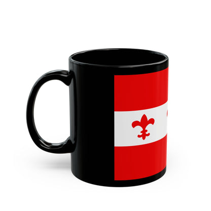 Flag of Santa Venera Malta - Black Coffee Mug-The Sticker Space