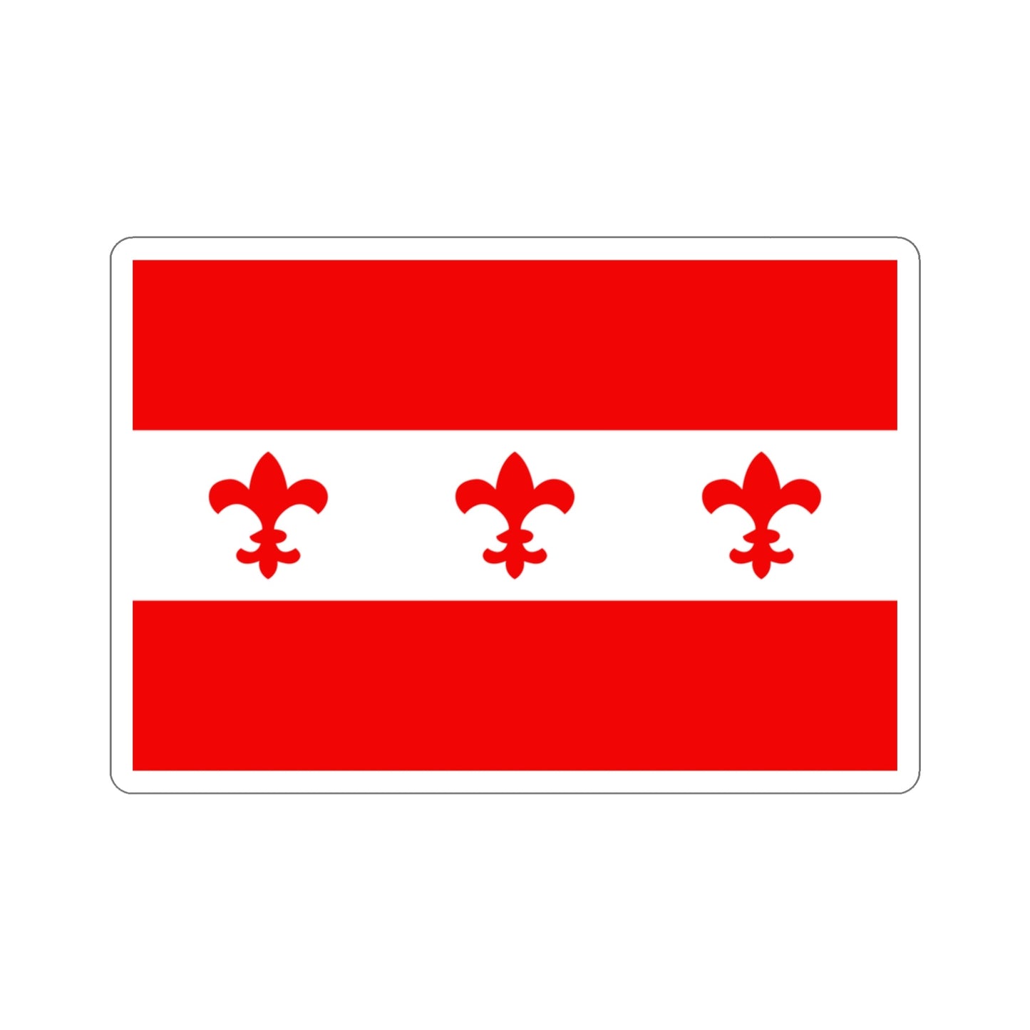 Flag of Santa Venera Malta STICKER Vinyl Die-Cut Decal-3 Inch-The Sticker Space