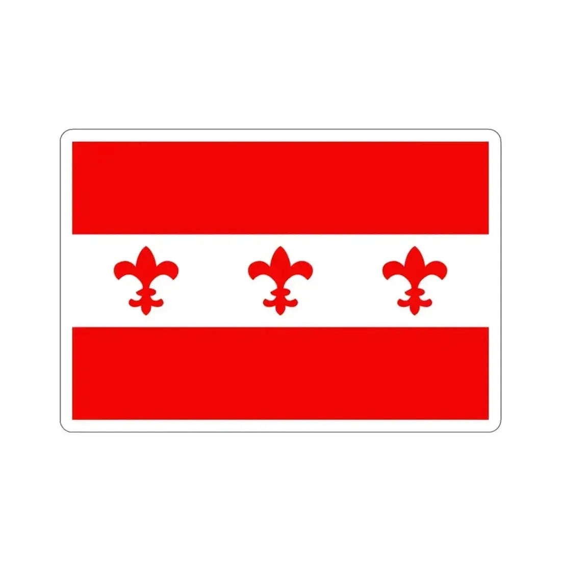 Flag of Santa Venera Malta STICKER Vinyl Die-Cut Decal 3 Inch - The Sticker Space