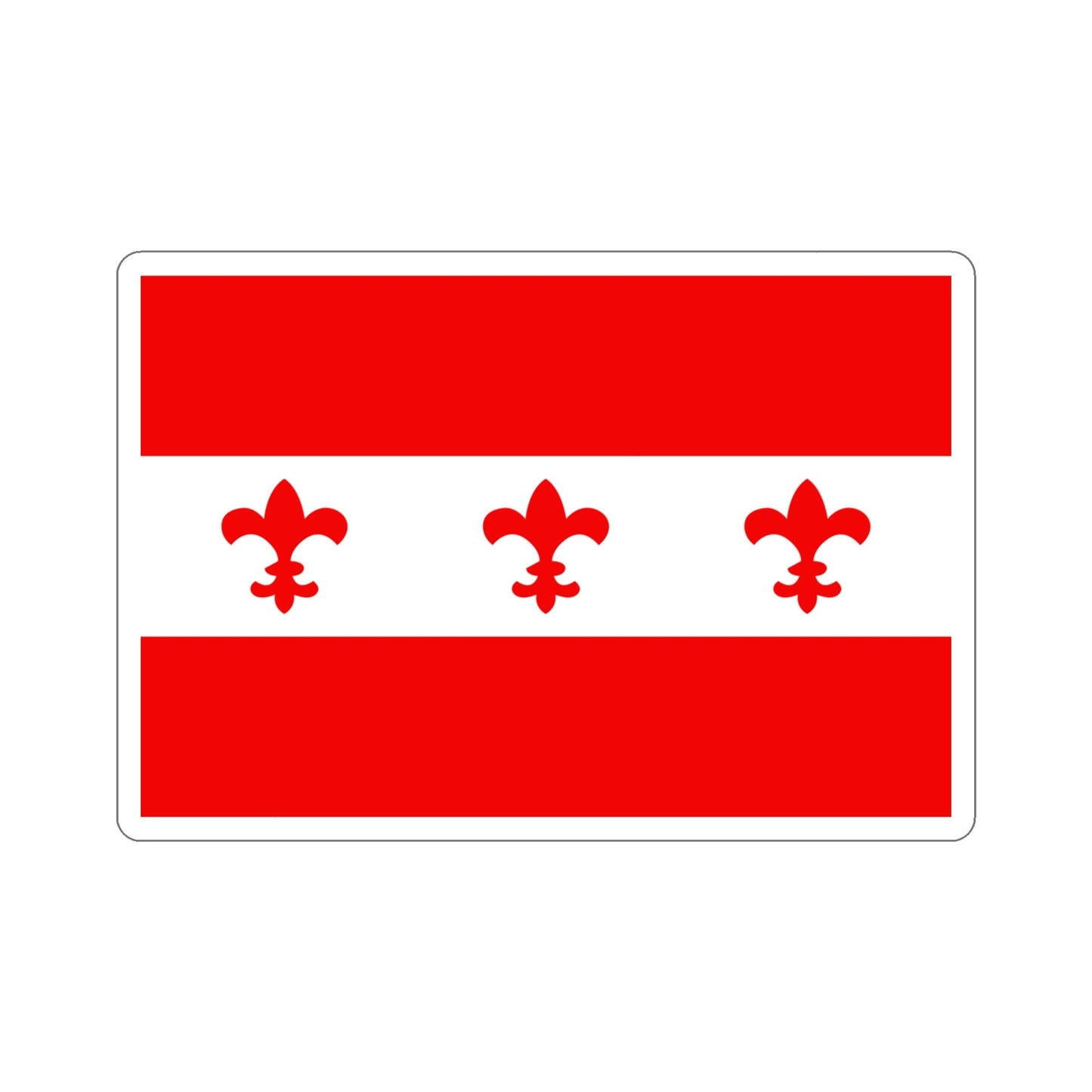 Flag of Santa Venera Malta STICKER Vinyl Die-Cut Decal-4 Inch-The Sticker Space