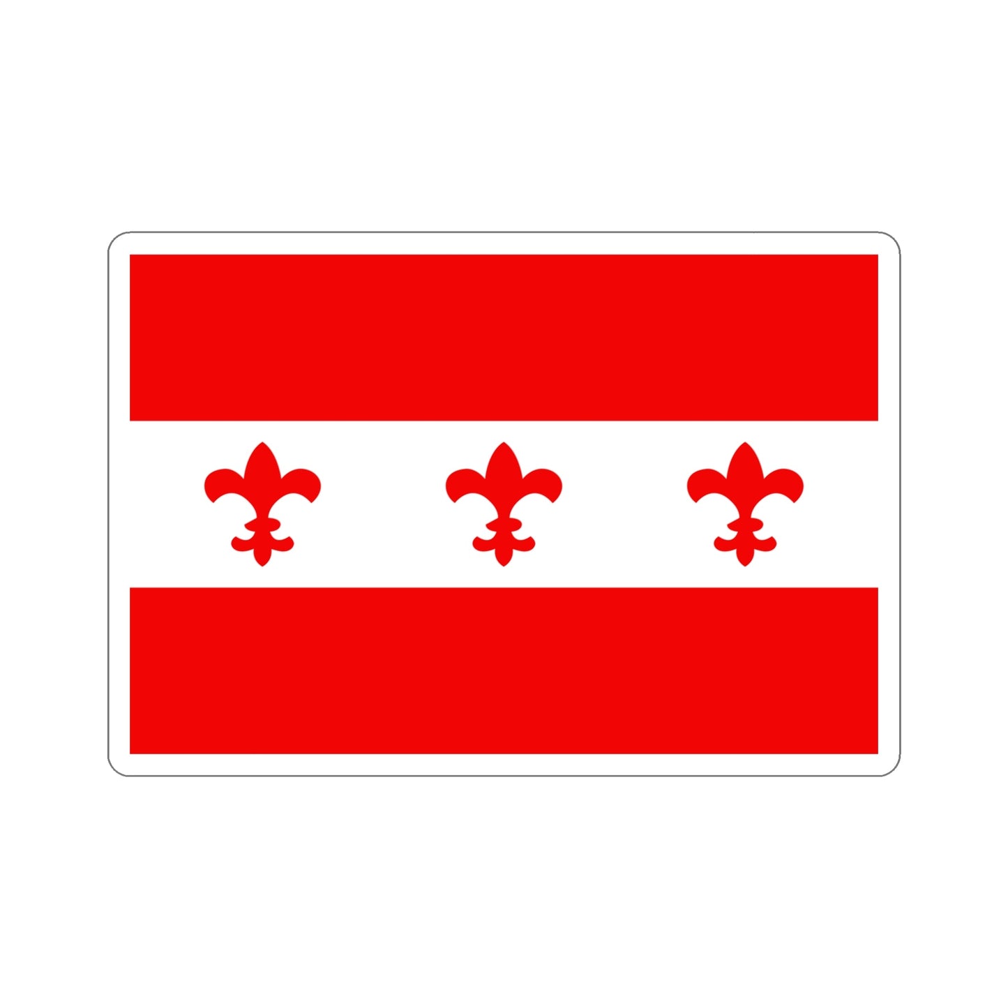 Flag of Santa Venera Malta STICKER Vinyl Die-Cut Decal-5 Inch-The Sticker Space