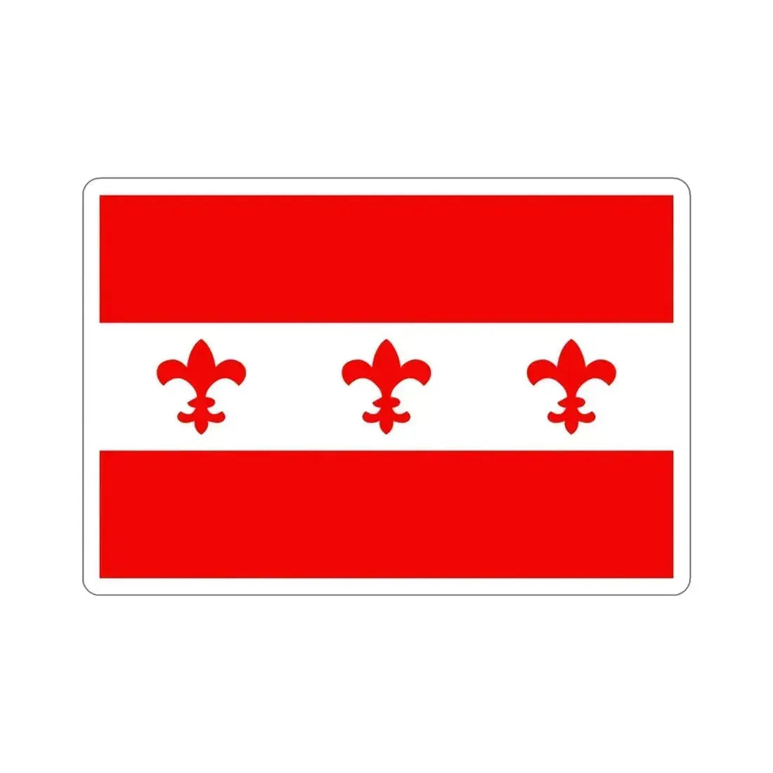 Flag of Santa Venera Malta STICKER Vinyl Die-Cut Decal 5 Inch - The Sticker Space