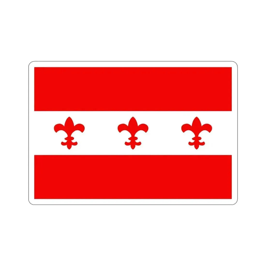 Flag of Santa Venera Malta STICKER Vinyl Die-Cut Decal 6 Inch - The Sticker Space