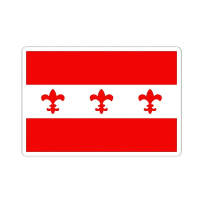 Flag of Santa Venera Malta - STICKER Vinyl Kiss-Cut Decal 2 Inch White - The Sticker Space