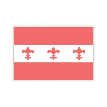 Flag of Santa Venera Malta - STICKER Vinyl Kiss-Cut Decal 4 Inch Transparent - The Sticker Space