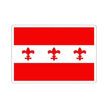 Flag of Santa Venera Malta - STICKER Vinyl Kiss-Cut Decal 4 Inch White - The Sticker Space