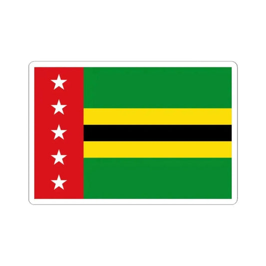 Flag of Santander Department 1972-2004 (Colombia) STICKER Vinyl Kiss-Cut Decal 2 Inch White - The Sticker Space