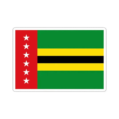 Flag of Santander Department 2008-2019 (Colombia) STICKER Vinyl Kiss-Cut Decal 3 Inch White - The Sticker Space