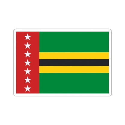 Flag of Santander Department (Colombia) STICKER Vinyl Kiss-Cut Decal 4 Inch White - The Sticker Space