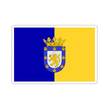 Flag of Santiago Chile (Chile) STICKER Vinyl Kiss-Cut Decal 3 Inch White - The Sticker Space
