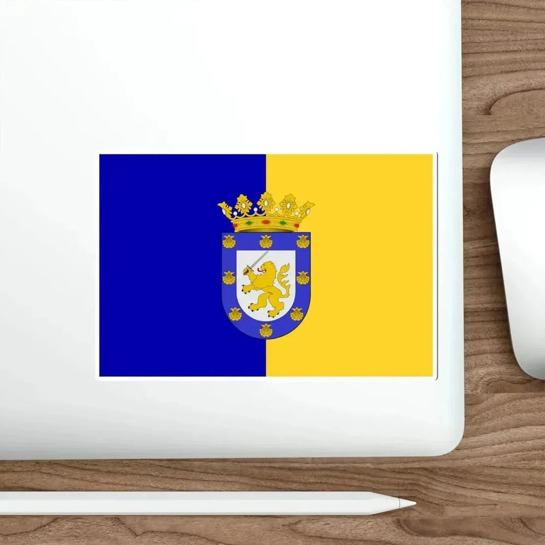 Flag of Santiago Chile STICKER Vinyl Die-Cut Decal - The Sticker Space