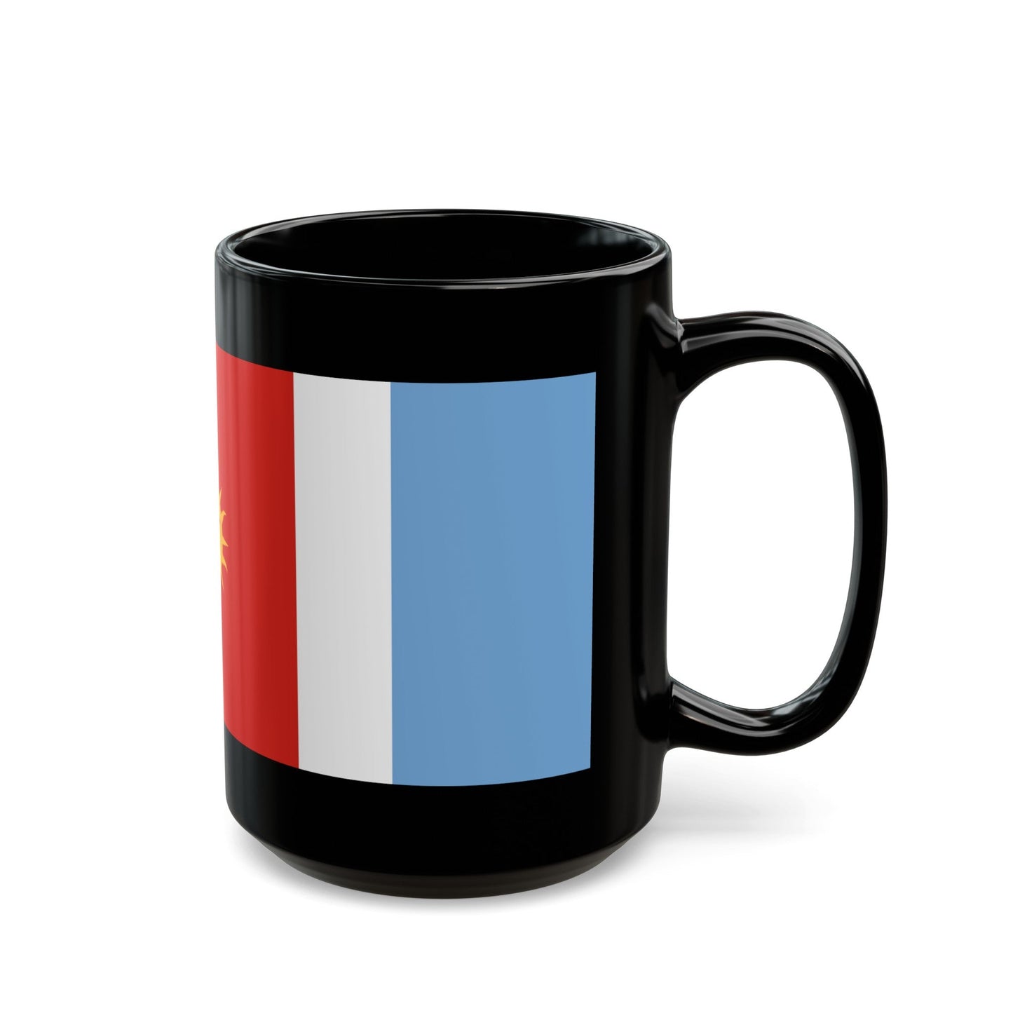 Flag of Santiago del Estero Province Argentina - Black Coffee Mug-The Sticker Space