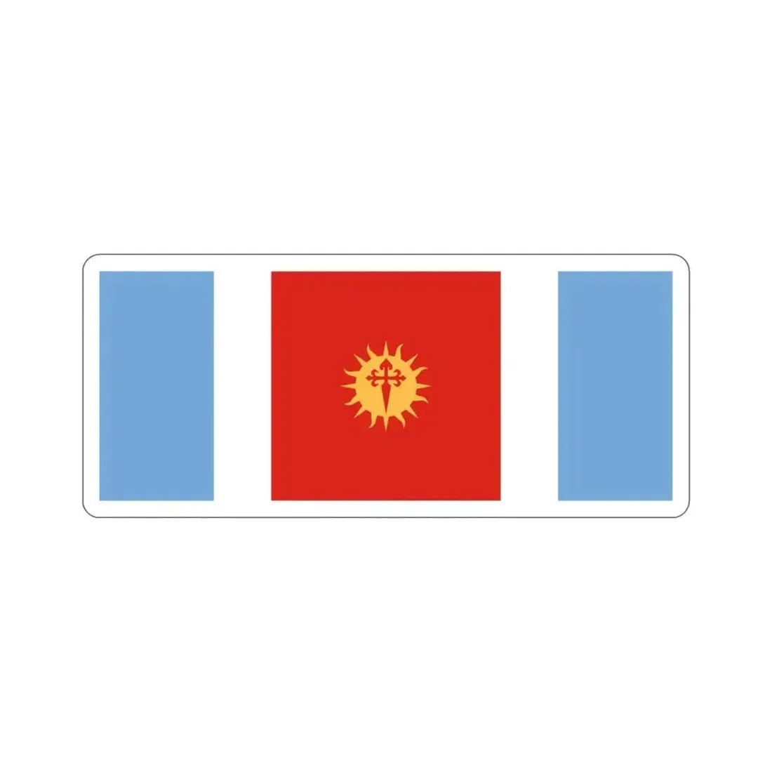 Flag of Santiago del Estero Province Argentina STICKER Vinyl Die-Cut Decal 3 Inch - The Sticker Space