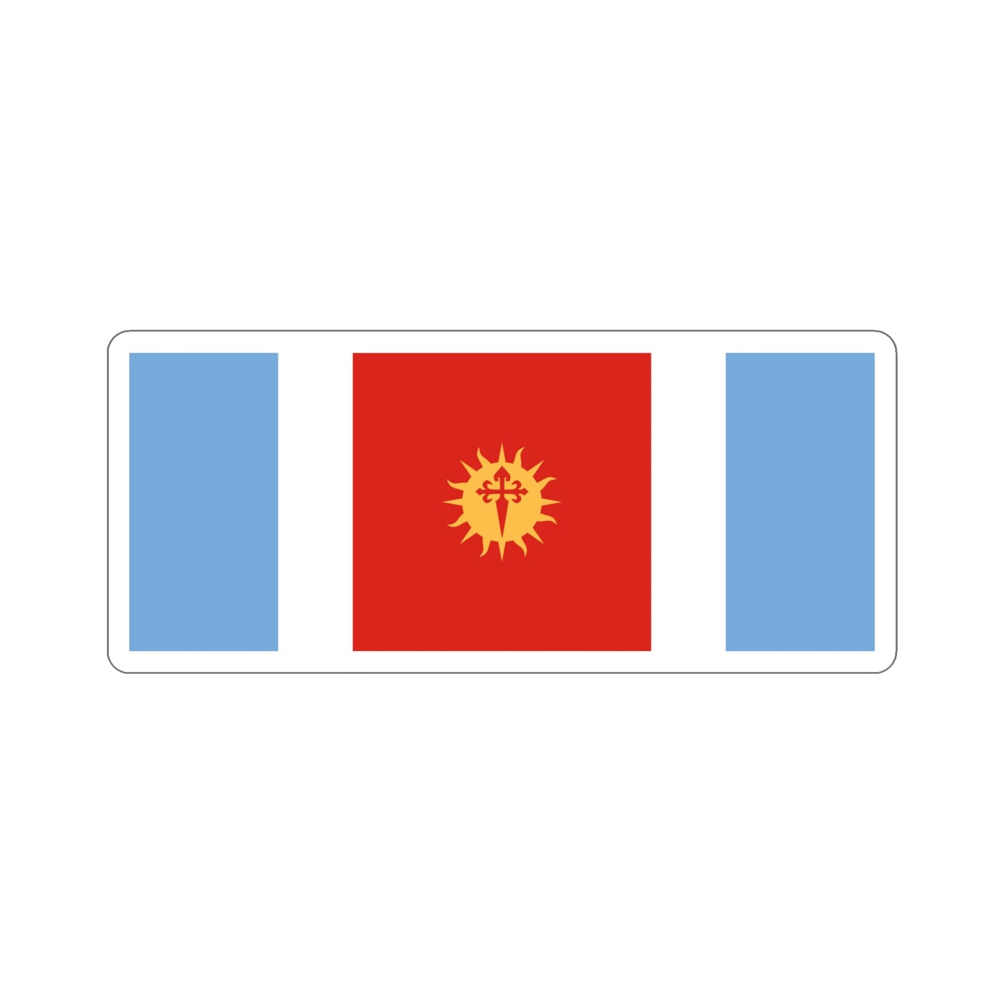 Flag of Santiago del Estero Province Argentina STICKER Vinyl Die-Cut Decal-6 Inch-The Sticker Space