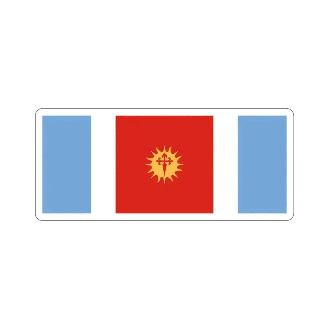 Flag of Santiago del Estero Province Argentina STICKER Vinyl Die-Cut Decal 6 Inch - The Sticker Space