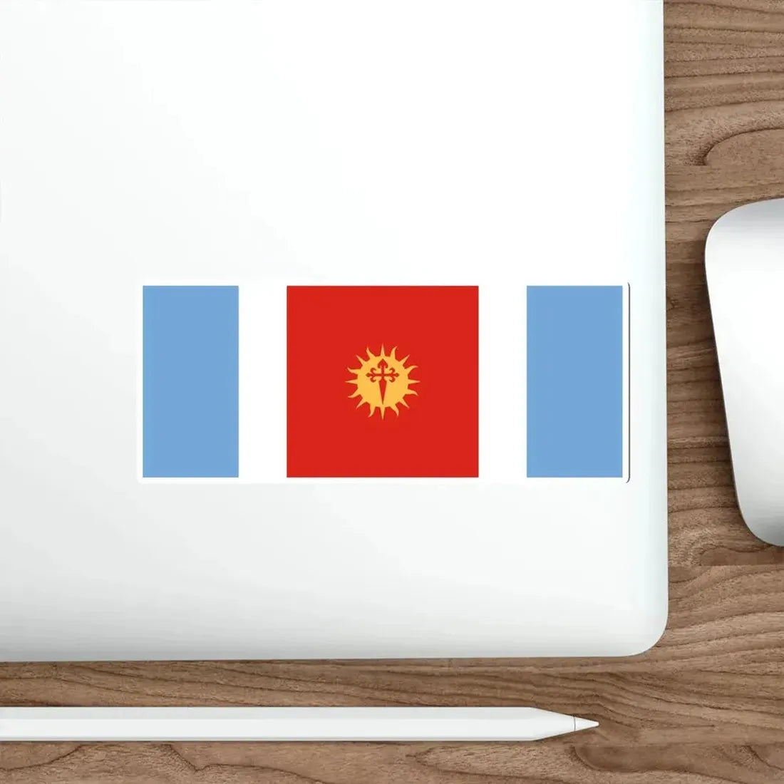 Flag of Santiago del Estero Province Argentina STICKER Vinyl Die-Cut Decal - The Sticker Space
