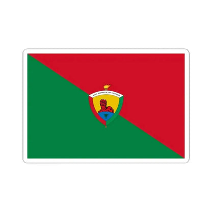 Flag of Santo Domingo Ecuador (Ecuador) STICKER Vinyl Kiss-Cut Decal 2 Inch White - The Sticker Space