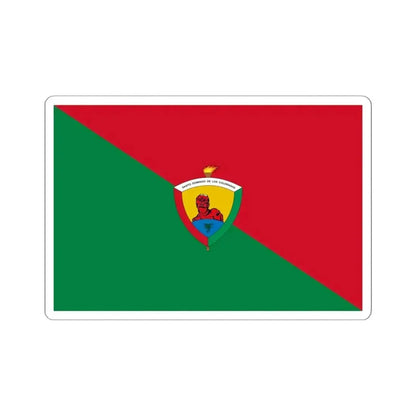 Flag of Santo Domingo Ecuador (Ecuador) STICKER Vinyl Kiss-Cut Decal 6 Inch White - The Sticker Space