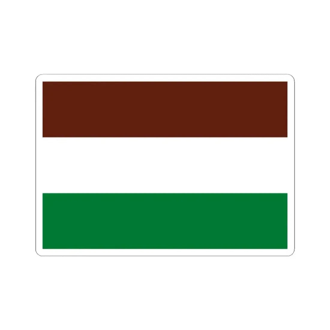 Flag of Santos Mercado Bolivia (Bolivia) STICKER Vinyl Kiss-Cut Decal 2 Inch White - The Sticker Space