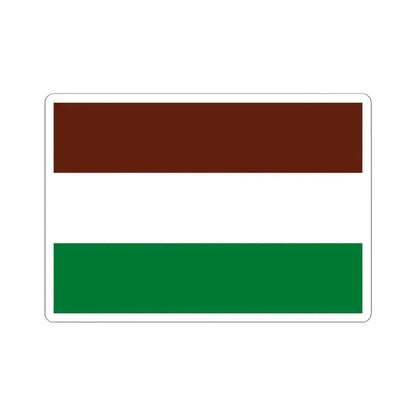 Flag of Santos Mercado Bolivia (Bolivia) STICKER Vinyl Kiss-Cut Decal 4 Inch White - The Sticker Space