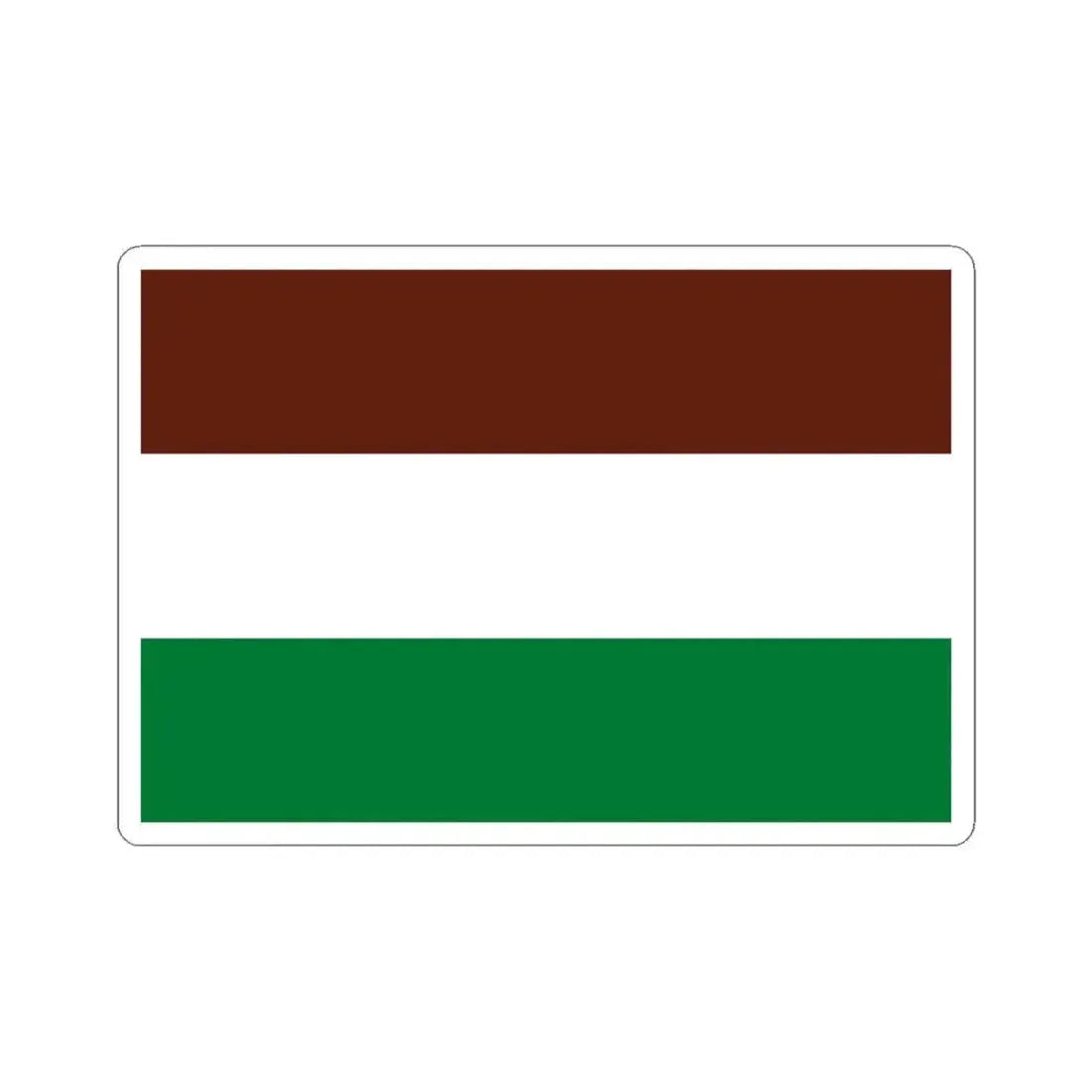Flag of Santos Mercado Bolivia (Bolivia) STICKER Vinyl Kiss-Cut Decal 6 Inch White - The Sticker Space