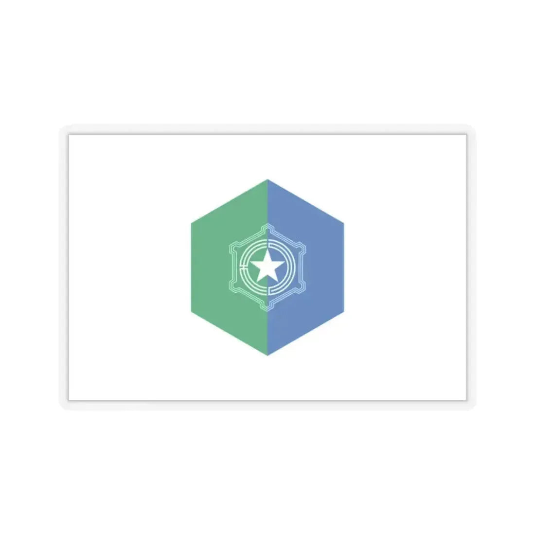 Flag of Sapporo Hokkaido Japan - STICKER Vinyl Kiss-Cut Decal 2 Inch Transparent - The Sticker Space