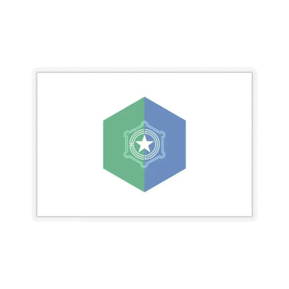 Flag of Sapporo Hokkaido Japan - STICKER Vinyl Kiss-Cut Decal 2 Inch Transparent - The Sticker Space