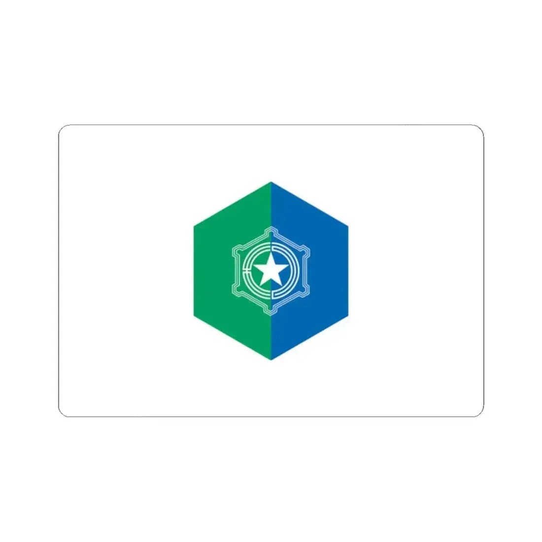 Flag of Sapporo Hokkaido Japan - STICKER Vinyl Kiss-Cut Decal 2 Inch White - The Sticker Space