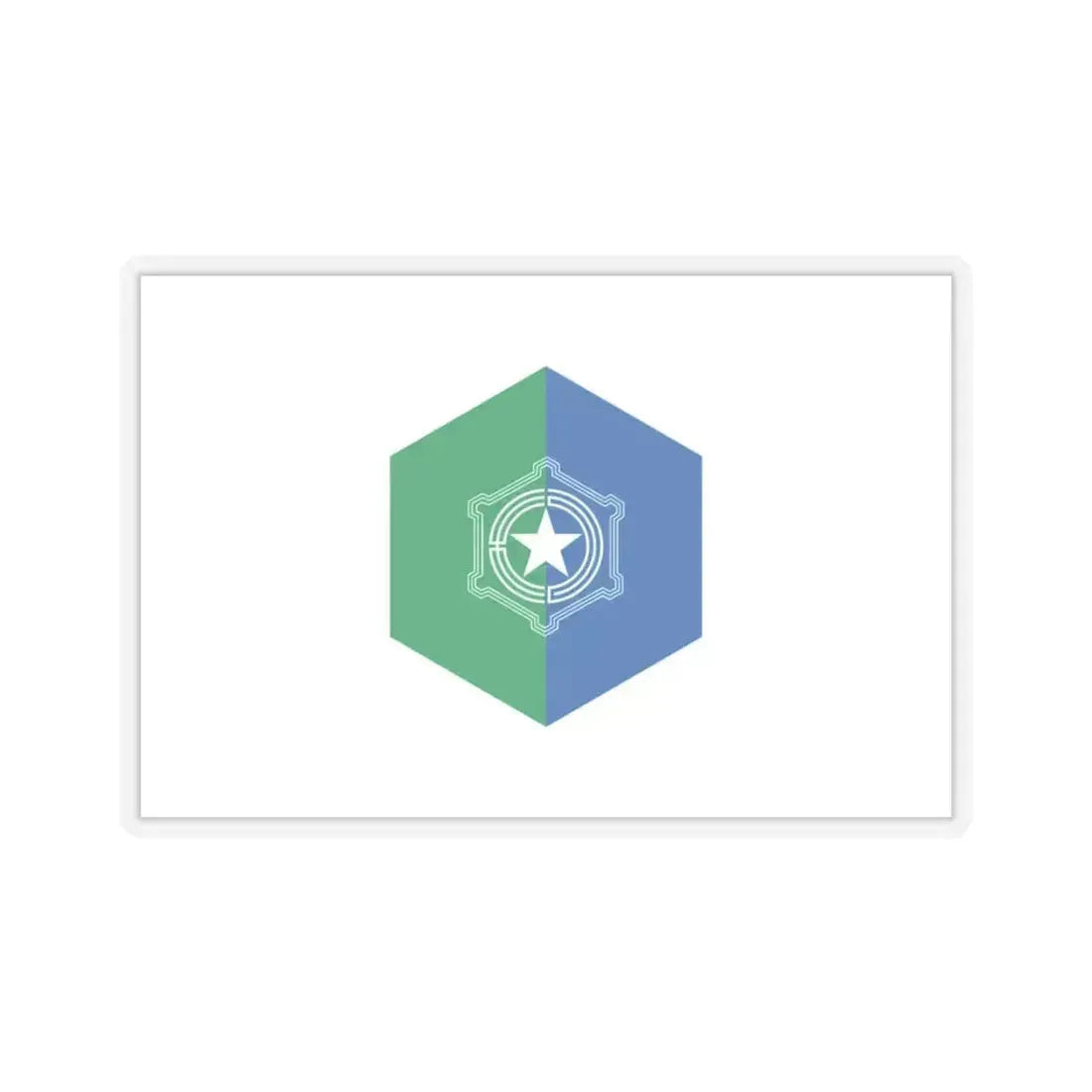 Flag of Sapporo Hokkaido Japan - STICKER Vinyl Kiss-Cut Decal 3 Inch Transparent - The Sticker Space